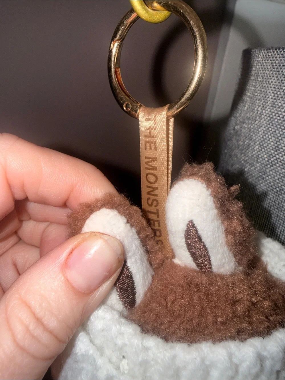 The Monsiers Plush Keychain Doll. Not “The Monsters”